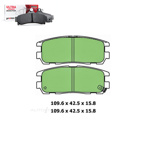 Rear Brake Pad Set FOR Great Wall Holden Rodeo Isuzu Bighorn UBS 91-16 DB1280 