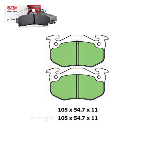 Rear Brake Pad Set FOR Citroen Xsara Peugeot 205-309 Renault Clio 87-07 DB1301 