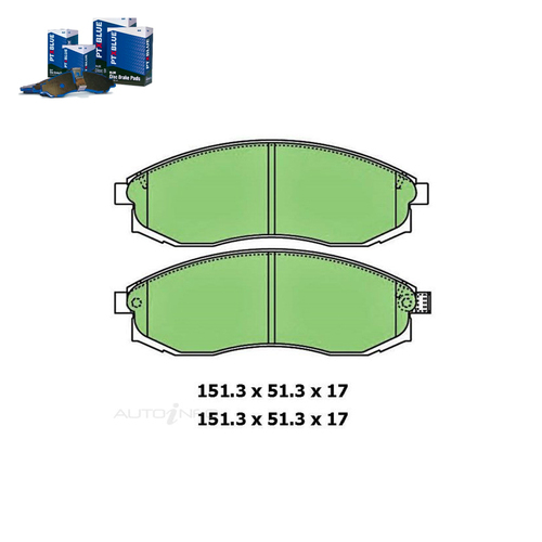 Front Brake Pad Set FOR Mitsubishi Triton MK Nissan A32 Skyline 95-06 DB1308 