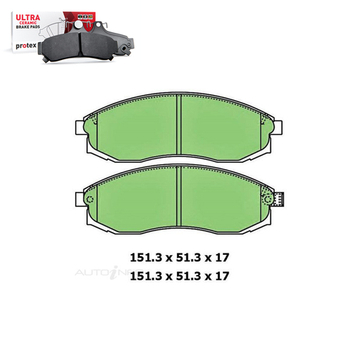 Front Brake Pad Set FOR Mitsubishi Triton MK Nissan A32 Skyline 95-06 DB1308 