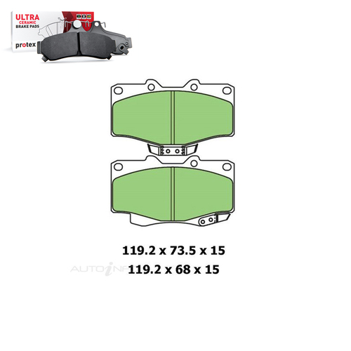 Front Brake Pad Set FOR Toyota Hilux KZN165R-VZN185R HJ75R Prado 84-05 DB1323