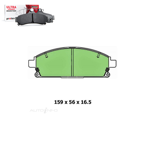 Front Brake Pad Set FOR Honda MDX Isuzu Filly Nissan Elgrand R50 96-10 DB1333 