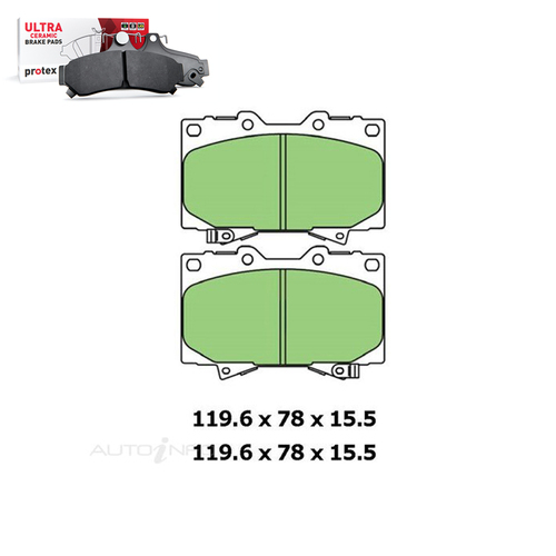 Front Brake Pad Set FOR Lexus Toyota Landcruiser FZJ78R-VDJ76R 98- On DB1365 