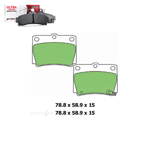 Rear Brake Pad Set FOR Mitsubishi Challenger PA PB Pajero QE QF 97- On DB1390 