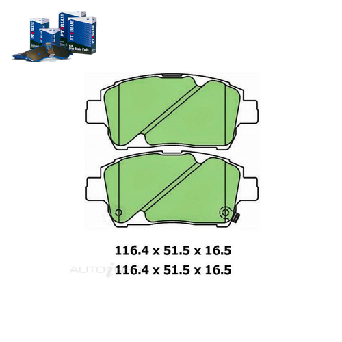 Front Brake Pad Set FOR Toyota Corolla ZZE122R Echo Prius NHW10R 97-11 DB1422 