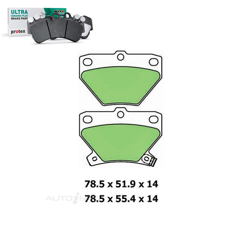 Rear Brake Pad Set FOR Toyota Corolla ZZE122R Echo Prius NHW10R 99-07 DB1429 