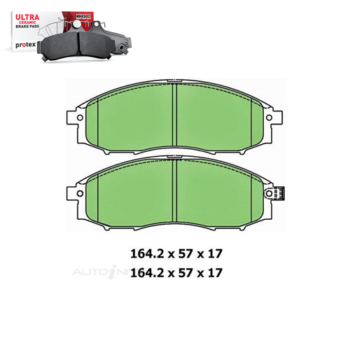 Front Brake Pad Set FOR Nissan Navara DX DT DT-R STD D22 2000-2015 DB1439 