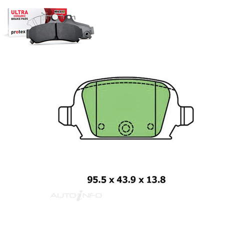 Rear Brake Pad Set FOR Holden Barina Equipe SRI SXI Combo Tigra XC 01-13 DB1472 