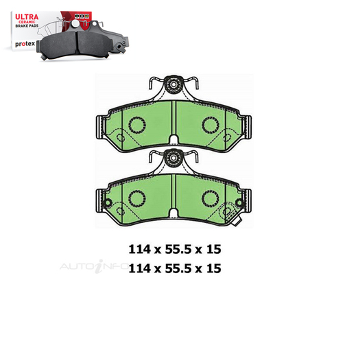 Rear Brake Pad Set FOR Toyota Aurion Avalon Camry 2002-2012