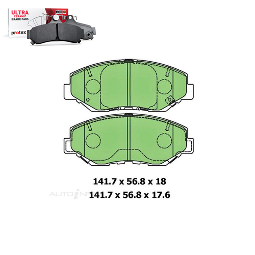 Front Brake Pad Set FOR Honda Accord VTi CM CRV RD 2001-2008 DB1481 