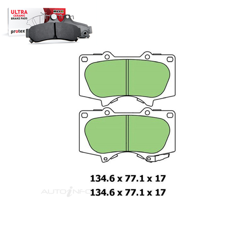 Front Brake Pad Set FOR Mitsubishi Pajero Toyota FJ Prado Hilux 02- On DB1482 