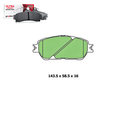 Front Brake Pad Set FOR Toyota Estima ACR30 40 MCR30 40 Lexus ES300 MCV30 01-08