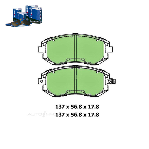 Front Brake Pad Set FOR Subaru Forester Impreza Liberty BL Outback 01-14 DB1491 