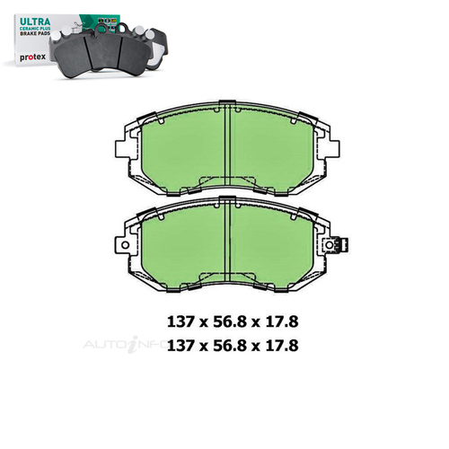 Front Brake Pad Set FOR Subaru Forester Impreza Liberty BL Outback 01-14 DB1491 