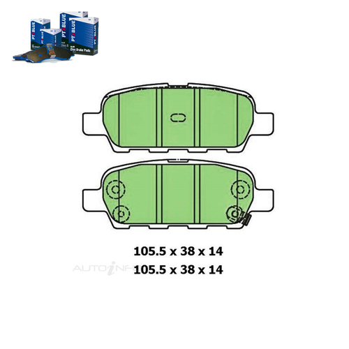 Rear Brake Pad Set FOR Infiniti Q50 Nissan X-Trail Renault Suzuki 94- On DB1509 