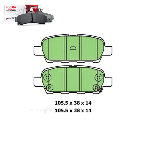 Rear Brake Pad Set FOR Infiniti Q50 Nissan X-Trail Renault Suzuki 94- On DB1509 