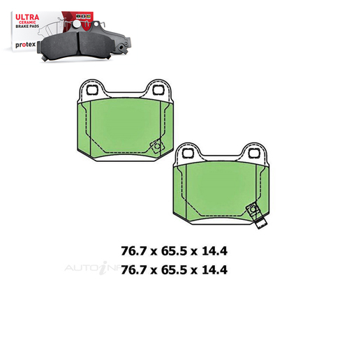 Rear Brake Pad Set FOR Mitsubishi Lancer EVO CE Nissan 350Z R32 89-15 DB1521 