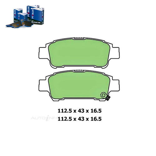 Rear Brake Pad Set FOR Toyota Estima ACR30R MCR30R Tarago ACR50R 00-19 DB1660B 