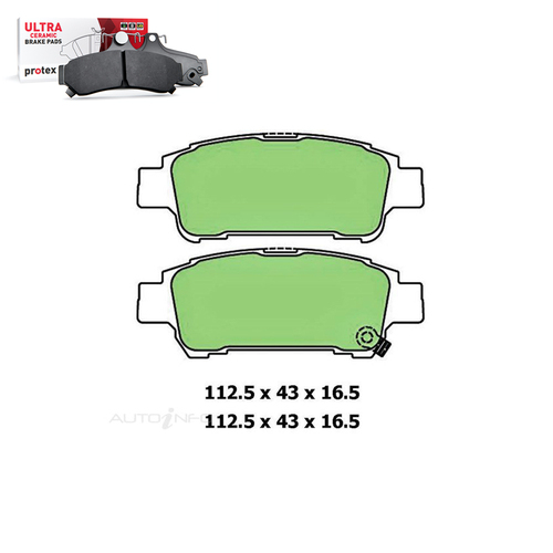 Rear Brake Pad Set FOR Toyota Estima ACR30R MCR30R Tarago ACR50R 00-19 DB1660B 