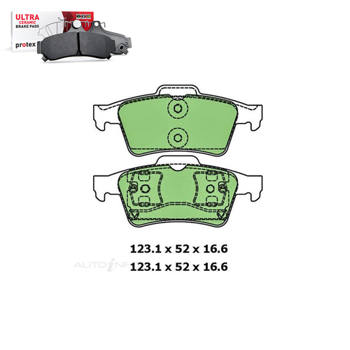 Rear Brake Pad Set FOR Holden Vectra CD Mazda 3 Renault Saab Volvo 98-10 DB1665B