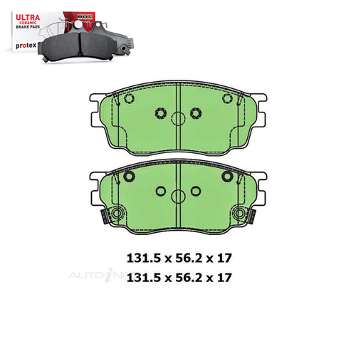 Front Brake Pad Set FOR Mazda 6 GG Mitsubishi Lancer CA 1988-2008 DB1682 