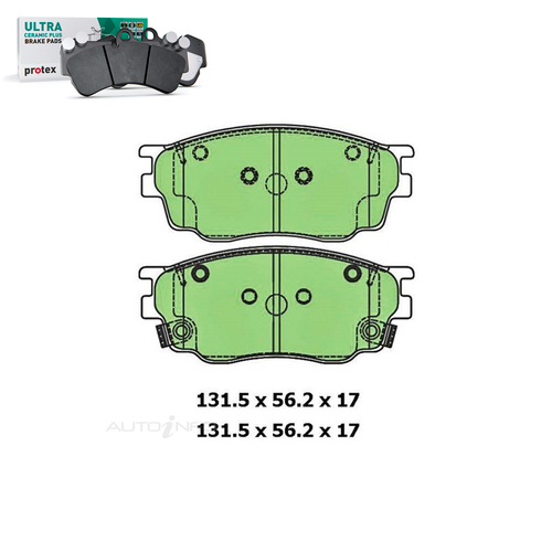 Front Brake Pad Set FOR Mazda 6 GG Mitsubishi Lancer CA 1988-2008 DB1682 