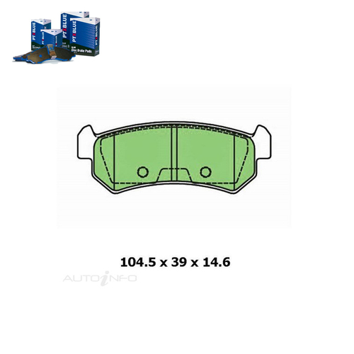 Rear Brake Pad Set FOR Daewoo Lacetti J200 Holden Viva JF 2003-2009 DB1690 