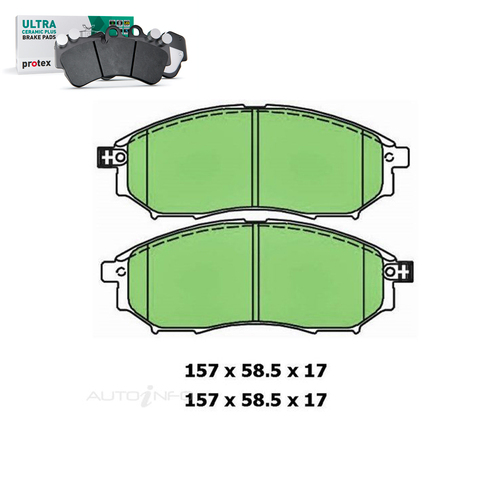 Front Brake Pad Set FOR Nissan 350Z 370Z Dualis Navara D40 Renault 96-On DB1696 