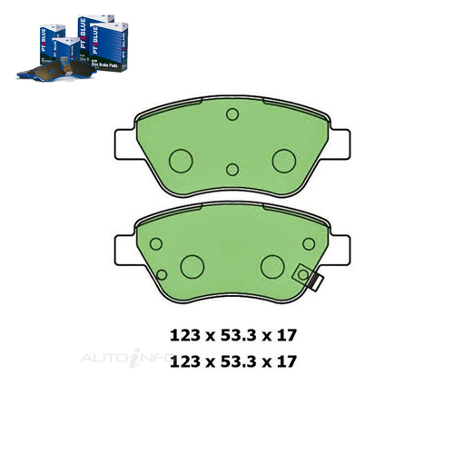 Front Brake Pad Set FOR Proton Gen 2 Persona S16 GXR BT Satria BS 04-14 DB1712 