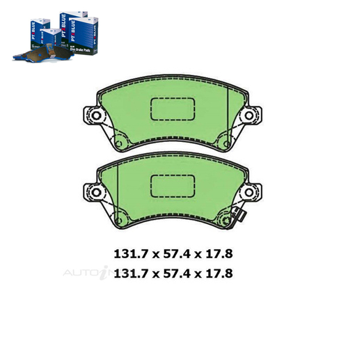 Front Brake Pad Set FOR Toyota Corolla Ascent ZZE122R 2002-2006 DB1714 