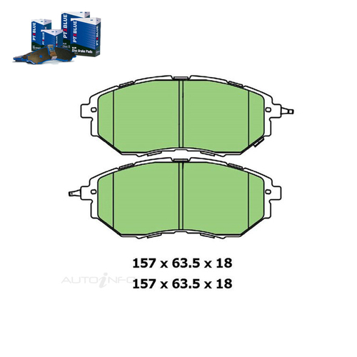 Front Brake Pad Set FOR Subaru Forester SJ Liberty BN Outback WRX 03- On DB1722 