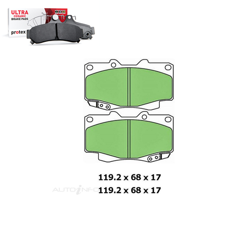 Front Brake Pad Set FOR Toyota Hilux KUN25R KUN26R GGN25R SR SR5 05-15 DB1739