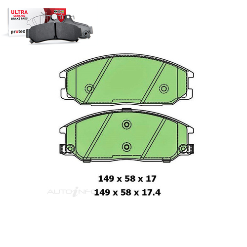 Front Brake Pad Set FOR Hyundai Santa Fe Trajet Ssangyong Acyton 00-13 DB1745 