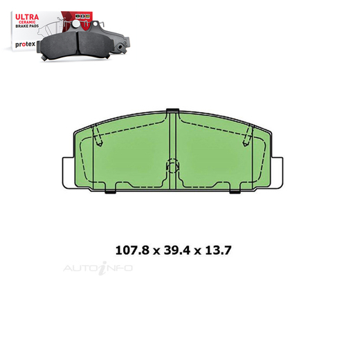 Rear Brake Pad Set FOR Mazda 6 GG GH GY 2002-2012 DB1760 