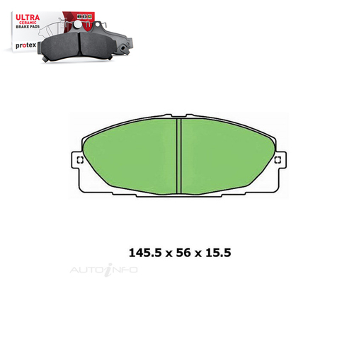 Front Brake Pad Set FOR Toyota Hiace KDH200R-TRH224R Commuter Bus 04-On DB1772 