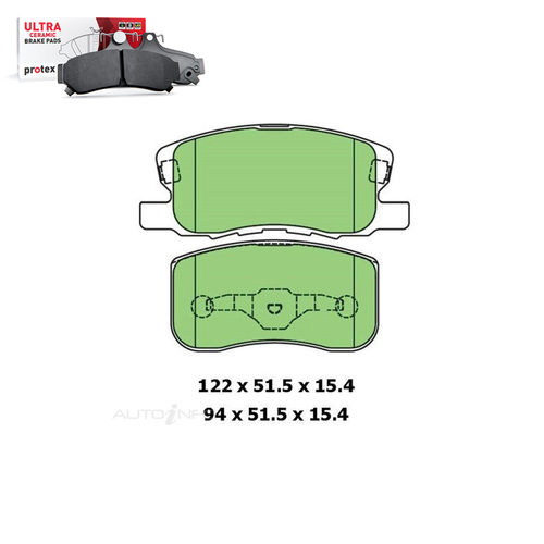 Front Brake Pad Set FOR Mitsubishi Colt ES LS VRX RG 2002-2013 DB1796 