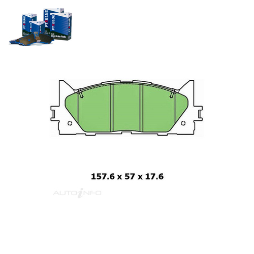 Front Brake Pad Set FOR Lexus ES300h Toyota Camry ASV40R ASV50R 10- On DB1800 