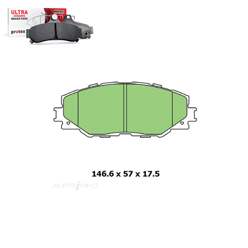 Front Brake Pad Set FOR JMC Vigus Toyota Corolla Prius RAV4 ACA38R 03-On DB1801 