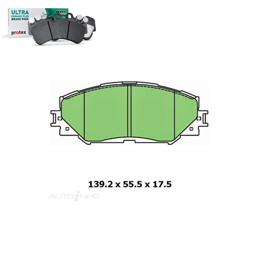 Front Brake Pad Set FOR Toyota Corolla ZRE152R RAV4 ACA22R Rukus 03- On DB1802 