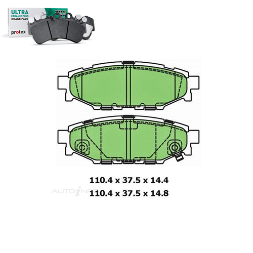 Rear Brake Pad Set FOR Subaru Forester Impreza G3-GP Legacy BL-BR 02-18 DB1803 