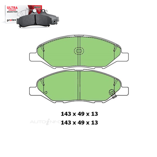 Front Brake Pad Set FOR Nissan Cube Cubic Z11 Micra K12 Tiida C11 02-13 DB1819 