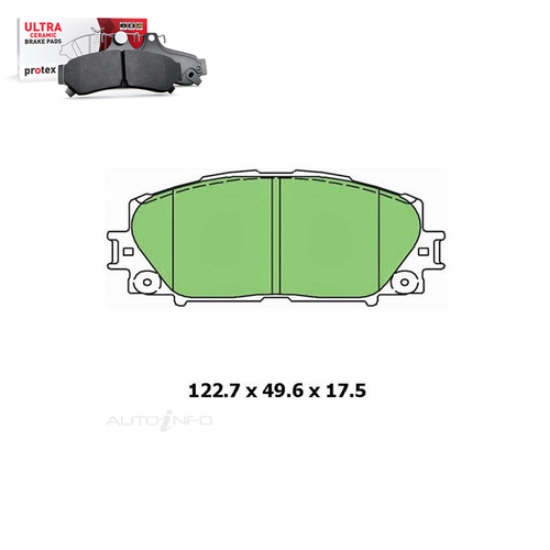 Front Brake Pad Set FOR Toyota Yaris NCP90R NCP91R NCP93R NCP131R 05-20 DB1820 