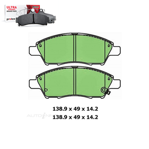 Front Brake Pad Set FOR Nissan Almera N17 Tiida C11 2006- Onwards DB1830 