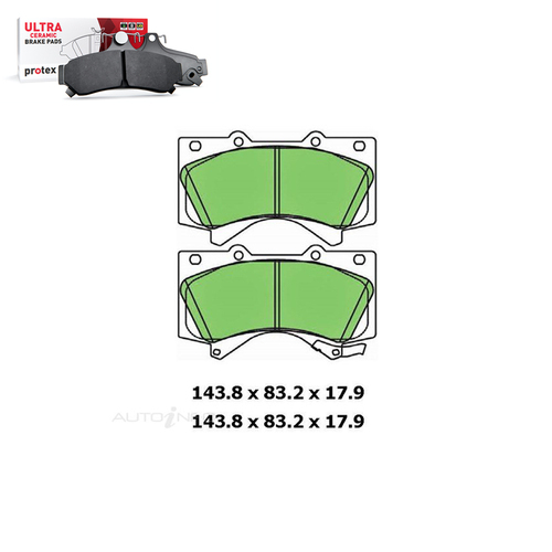 Front Brake Pad Set FOR Toyota Landcruiser UZJ200R VDJ200R Tundra 07- On DB1838 