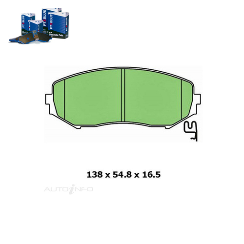 Front Brake Pad Set FOR Suzuki Escudo Grand Vitara JB416-JB627 JT 05-On DB1842 