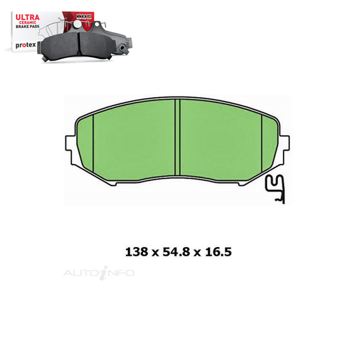 Front Brake Pad Set FOR Suzuki Escudo Grand Vitara JB416-JB627 JT 05-On DB1842 