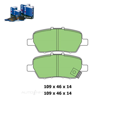 Rear Brake Pad Set FOR Honda Odyssey RB 2003-2014 DB1847 