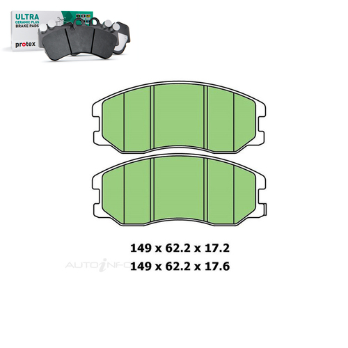 Front Brake Pad Set FOR Holden Captiva CG 2006-2019 DB1850 