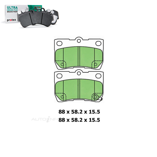 Rear Brake Pad Set FOR Lexus GS300 GRS190R GS450H IS250 GSE20R 05-15 DB1854 