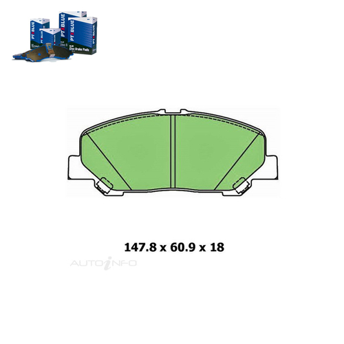 Front Brake Pad Set FOR Toyota Estima ACR50-GSR55R Tarago Vellfire 06-On DB1913 